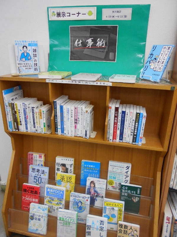 仕事術展示の写真