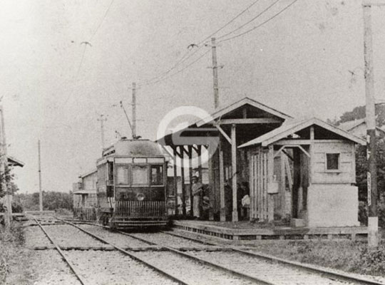 調布駅　1914年