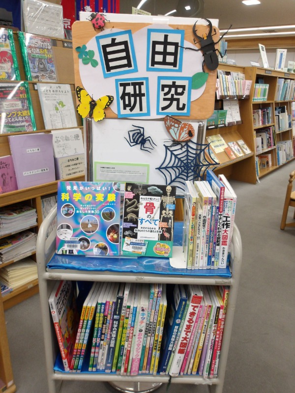 自由研究の展示写真です